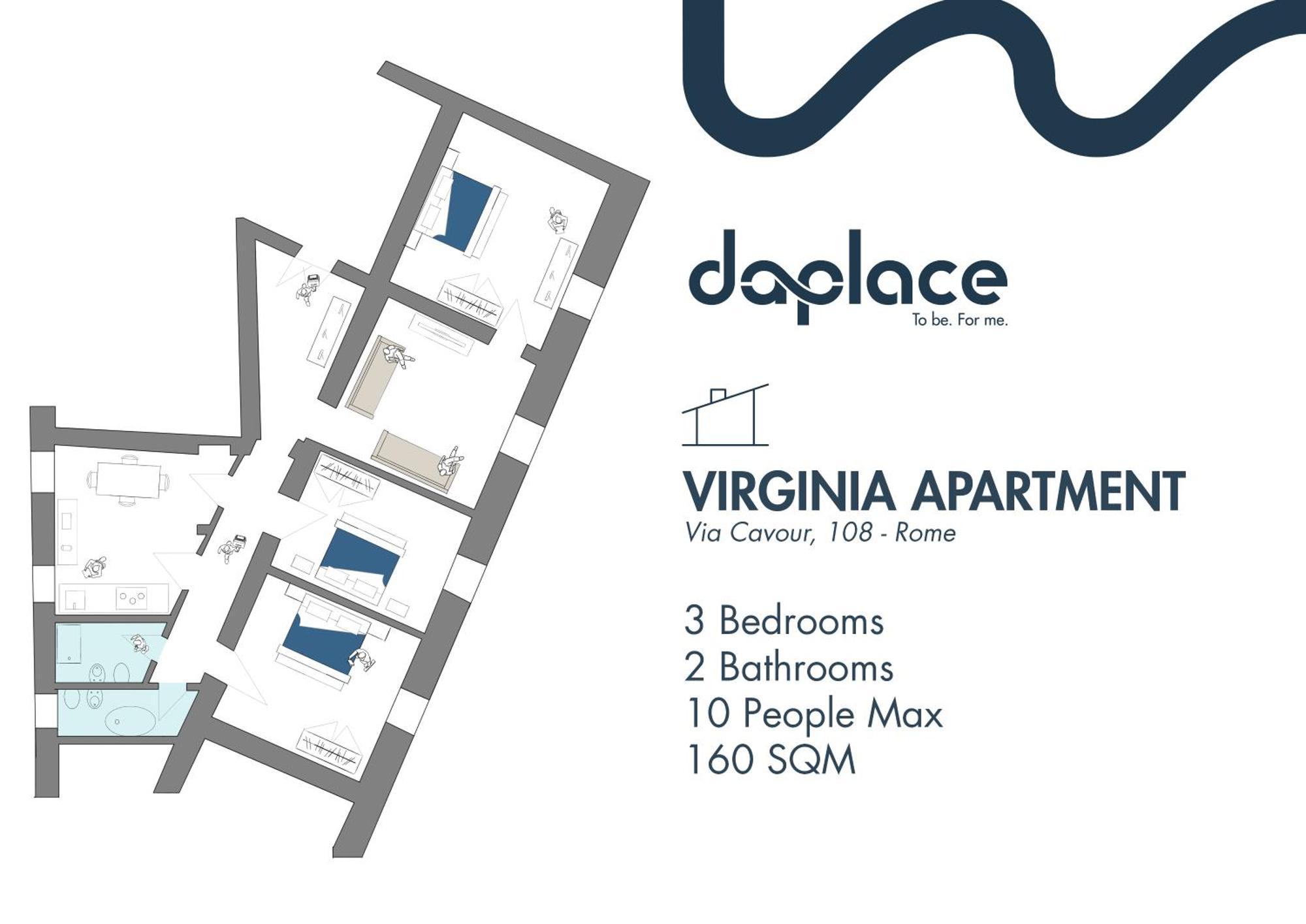 Daplace - Virginia Apartment Рим Экстерьер фото